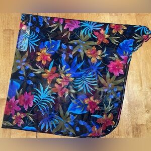 Floral Swimwear Sarong Skirt